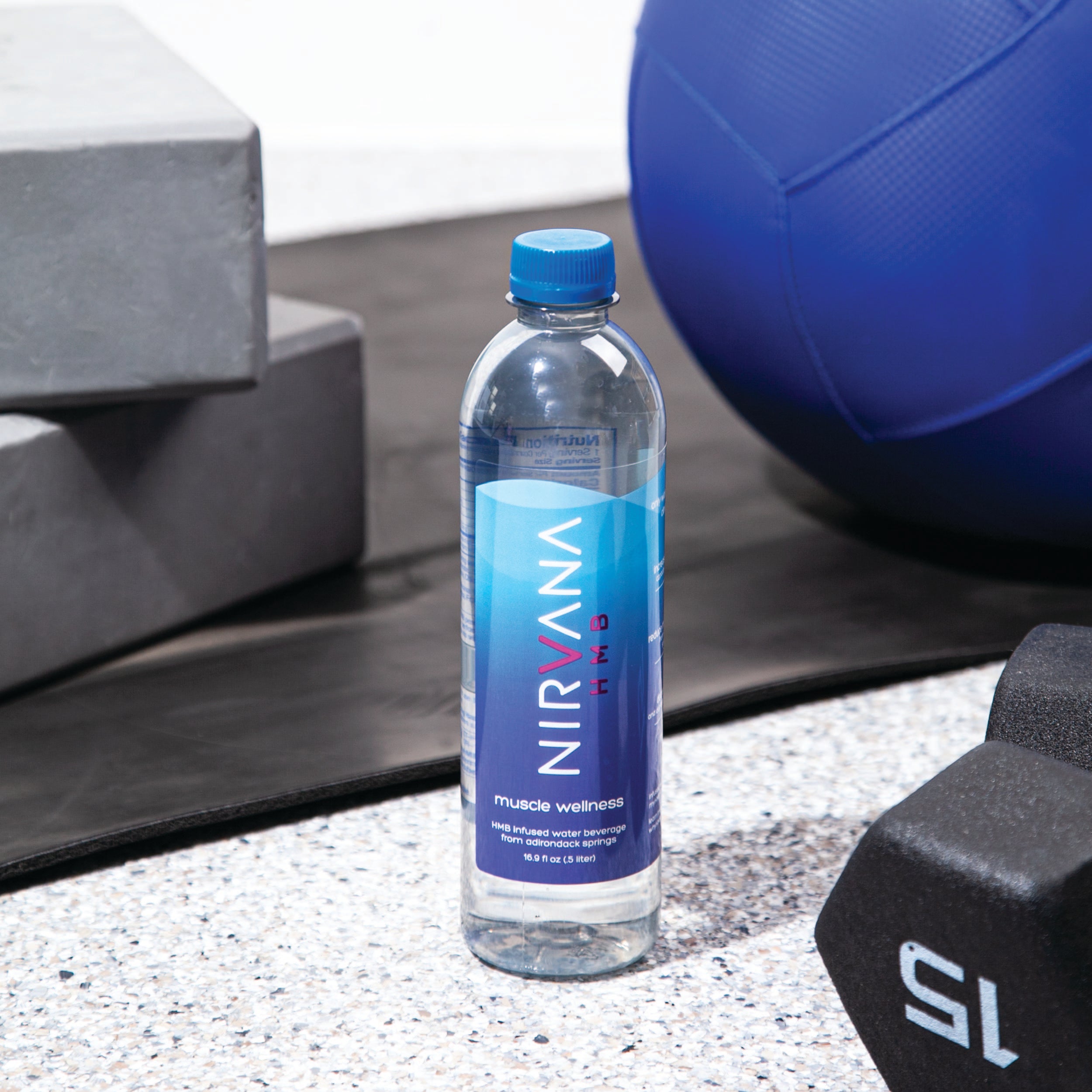 Nirvana spring water with HMB