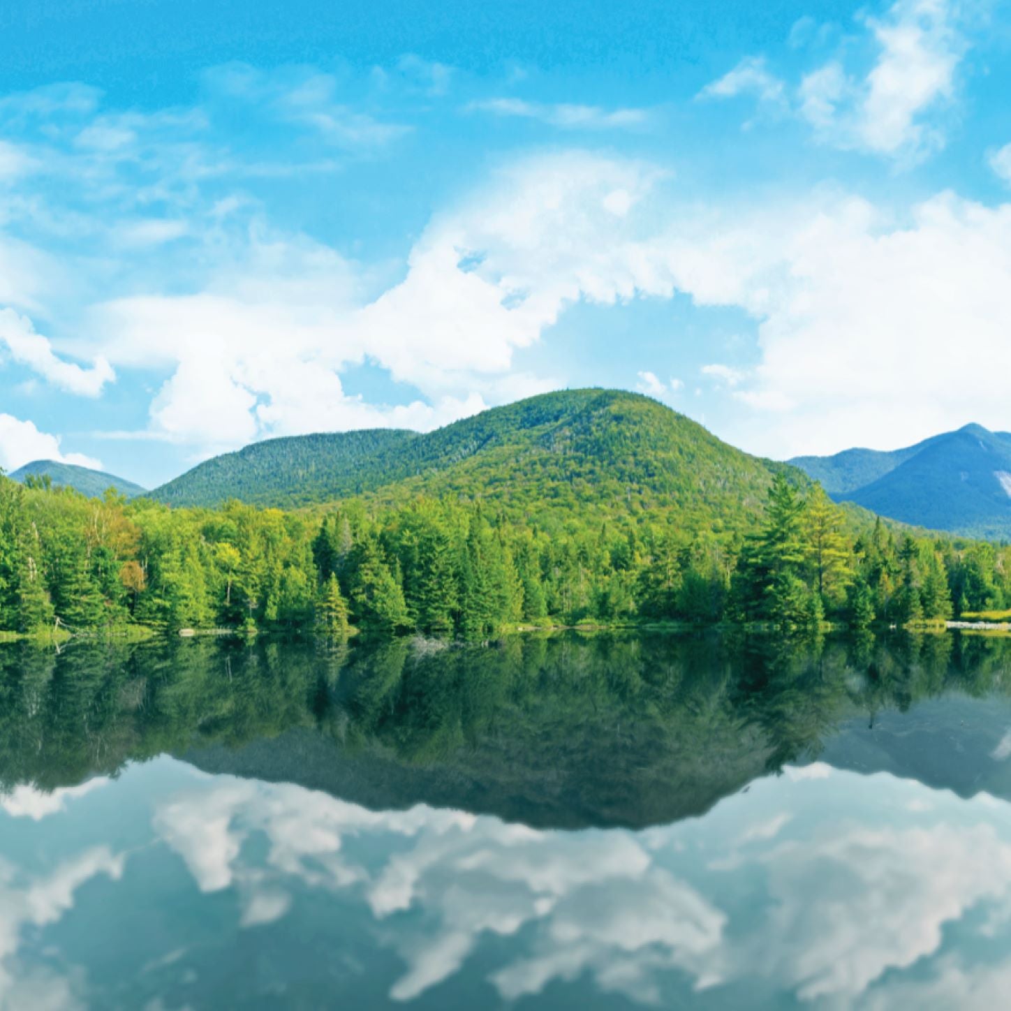 Landscape image of the Adirondack Mountains
