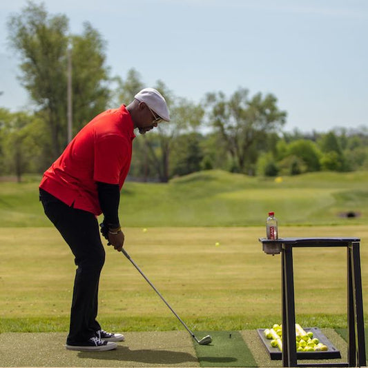 Brian Dawkins golfing