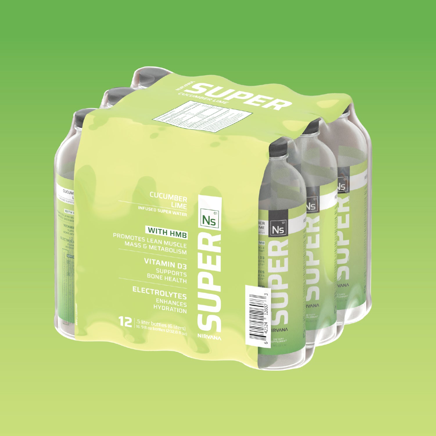 Nirvana Super™ Water Cucumber Lime - Pallet (24x12pk)